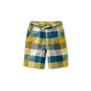 NWT Tea Collection Plaid Discovery Shorts Seaside Plaid
